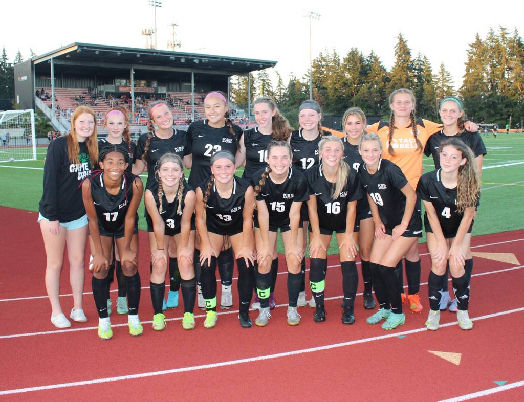 Klahowyas girls soccer team has reached the state playoffs every season since 2008. Courtesy Photos