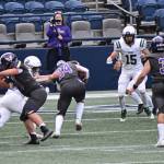 Carter Dungy rushed into the end zone to give the Vikings an early lead in the first quarter.