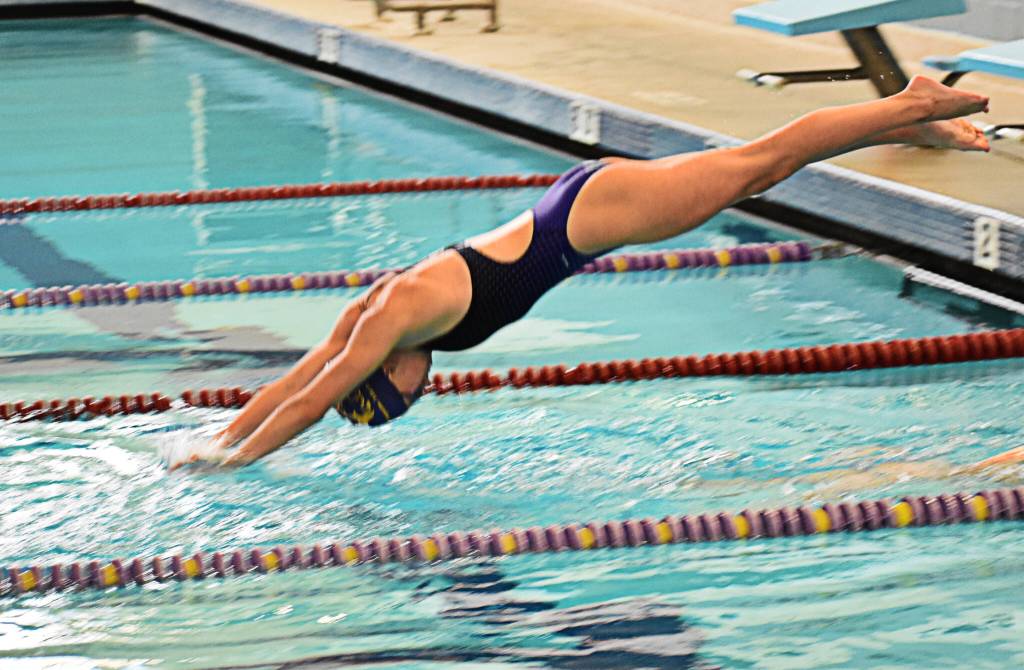 Annie Ellefson qualified for districts in the 500 freestyle.