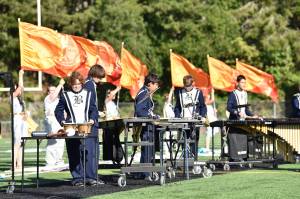 The Bainbridge High School marching band won Best Percussion at the Peninsula Classic Sept. 24 in Gig Harbor.  Nancy Treder/Bainbridge Review Photos