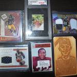 Nicholas Zeller-Singh/Kitsap News Group
There are several cards that will not be sold anytime soon, including Najee Harris football cards and a wooden braille Mariano Rivera baseball card.