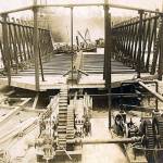A minesweeper under construction at Fort Ward. Courtesy Photo