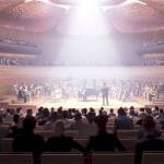 What the inside of the Cavatina concert hall is envisioned to look like.