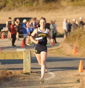 Mairin OBrien helped the Bainbridge girls cross-country team capture an Olympic League title. Sequim Gazette Courtesy Photos