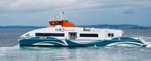 The fast ferry travels during the week between Southworth and downtown Seattle. Kitsap Transit Courtesy Photo