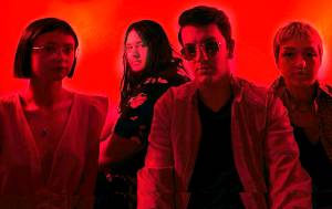 Jordan Eller, Justino Arthaud-Baza, Zara Brann and Colin Weaver. Russian Blue Courtesy Photo

 .