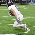 NK defensive back Logan Sloman picked up an early interception to give the Vikings a lead.