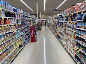 A look down one of the aisles of Safeway. Elisha Meyer/Kitsap News Group