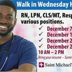 St. Michael is running ads like this one to try to attract new employees to the hospital.