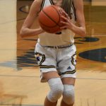 Hannah Bounketh made both of her free throws after being fouled.