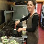 Oxalis Kitchen owner Darice Grass works in the kitchen. Courtesy Photos