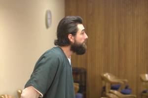 Stephen Clayton is led into the courtroom for his sentencing hearing. Elisha Meyer/Kitsap News Group Photos