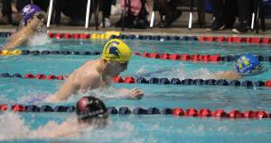Jason Geddes of Bainbridge competes at state last year. File Photo
