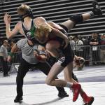 Carson Wintch struggles to win at the Mat Classic.