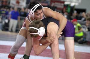 Mitchell Neiner wins his second Mat Classic title this season. Eli Meyer/Kitsap News Group Photos
