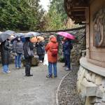 A group of museum curators from Ukraine visited the Japanese American Exclusion Memorial March 4 to learn about how Bainbridge Island is telling a difficult history. Nancy Treder/Kitsap News Group photos