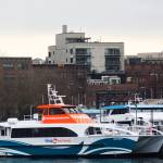 A Kitsap Fast Ferry docked in Seattle. Steve Powell/Kitsap News Group Photos