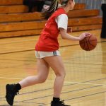 Viking Jade Sunnenberg runs the point for her team.