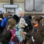 Gene Bullock courtesy photo
Sandy Bullock talks about birds with fourth-graders at the Kitsap Water Festival.