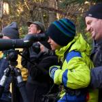 Vince Tatro and father Chris Tatro with Brad Waggoner during the Kitsap Audubon Christmas Bird Count. Don Willott courtesy photo