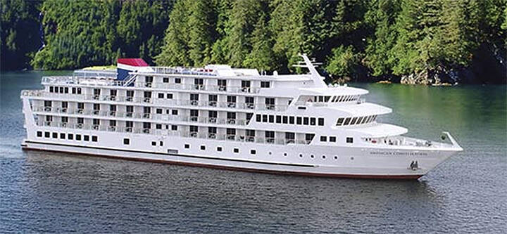 The Constellation on a sailing.