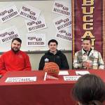 Kingstons Dakota Standley signs his letter of intent to Olympic College to play basketball. Ed Call Courtesy Photos