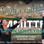 Kingstons Sophia Call commits to Castleton University alongside her teammate Grace Mosco for volleyball.