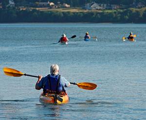 Peter Orbea courtesy photo
Kayakers paddle around Port Gamble.