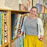 Piper Tupper, owner of Esther's Fabrics on Bainbridge Island.