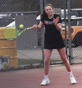 NKs Teegan Devries was named first-team all-league in girls tennis.