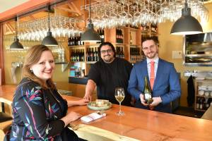 Ameilia Wynn Bistro owners Erika Johannsen, Nick Van Den Bosch and Chef Gulsidel Velasquez-Ayala bring 100 years of combined fine-dining experience to the bistro. Nancy Treder/Kitsap News Group Photos