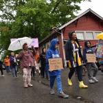 Community activists joined together for Freedom to Learn events that included a protest march and panel discussion June 10 in Winslow. Nancy Treder/Kitsap News Group Photos