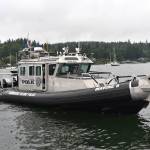 Visitors were able to see the Bainbridge Island Police Department SAFE boat in Eagle Harbor.