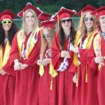 KHS seniors were all smiles during the graduation ceremony.