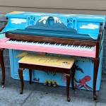 The Bainbridge Island Public Piano on-site at the Town & Country Market on Winslow Way. Tricia Corsetti courtesy photo