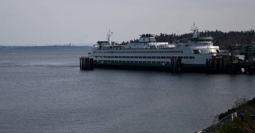 Saltair Beach in Kingston offers nice views of the ferry and Puget Sound.