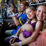 Samantha and Marley Christopherson of Bainbridge Island in the Seahawks suite for the Taylor Swift concert. Samantha Christopherson courtesy photos