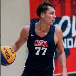 Ferris previously played in college and currently plays pro FIBA 3x3.