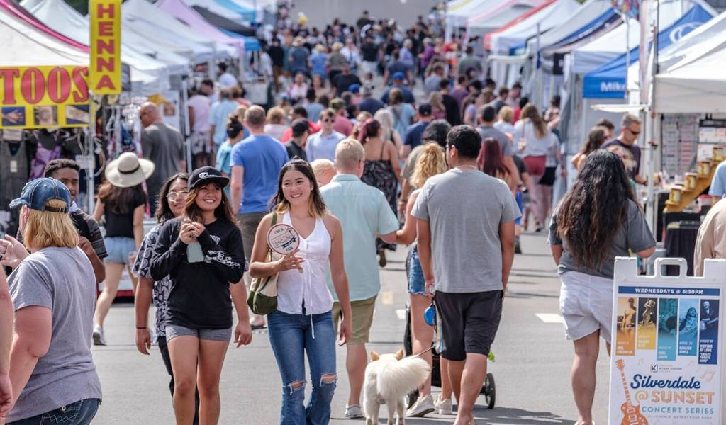 Nice weather led to a well-attended Whaling Days in Silverdale last weekend.