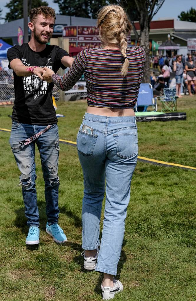 Any time there is music there is bound to be a few people dancing.