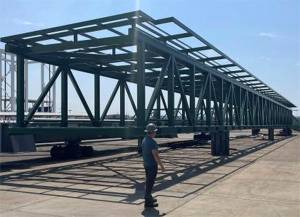 Washington State Ferries courtesy images
4 large spans like this one will take up the normal parking area for vehicles going to Seattle from Bainbridge Island.
