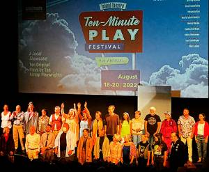 Island Theatre courtesy photo
Cast from a play in a previous 10-minute Festival.