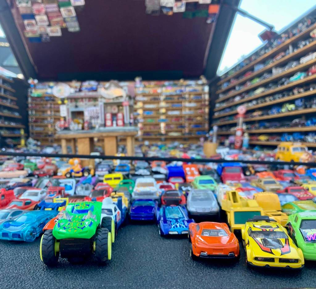 This entry takes their kids giveaway to a whole new level, making the bed of the vehicle a wall-to-wall parking lot.