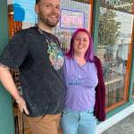 Daniel Baron and Fox Grocutt have opened a shop that sells adult sex products in downtown Port Orchard.