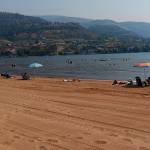 Steve Powell/Kitsap News Group Photos
The beach at Skaha Lake at Penticton, B.C., is a great place to hang out on a hot day.
