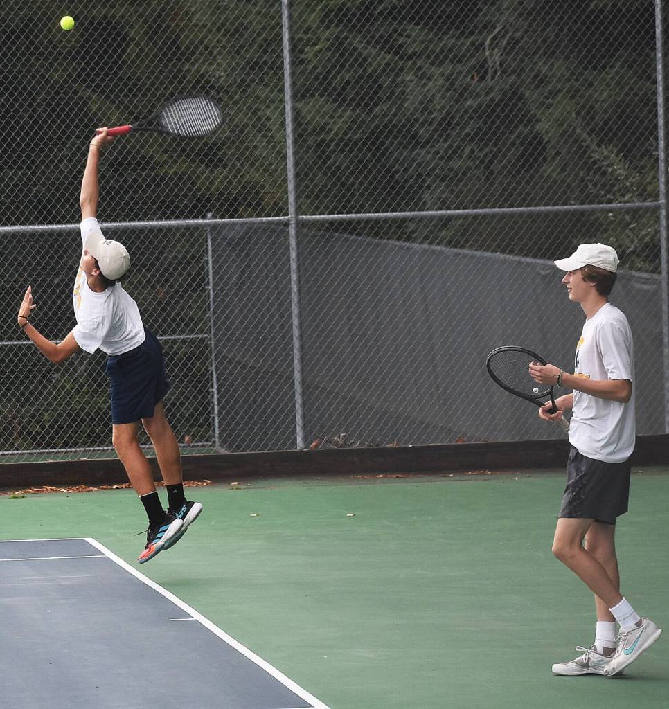 Aidan McClennan and Charlie Combs capture the Spartans lone victory.