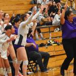 North Kitsap celebrates its first league win.