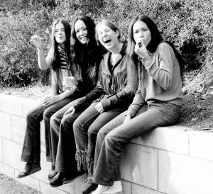 Linda Wolf courtesy photos
Fanny band members Alice de Buhr, Jean Milliken, Nickey Barclay and June Milliken pose for photos.