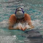 Trojan Tammy Leong competes in the relays.