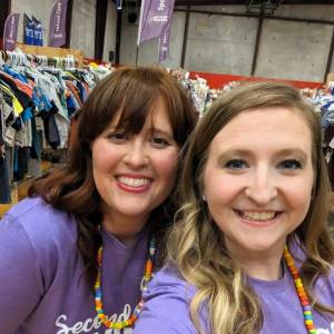 JBF Bremerton courtesy photos
Nonna Mikat, left, and Katie Pursey are ready for first opening as co-owners of Just Between Friends of Bremerton.